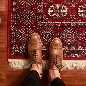 Dapper leather shoes